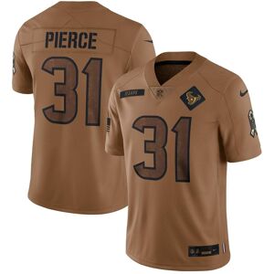 Nike Men's Nike Dameon Pierce Brown Distressed Houston Texans 2023 Salute To Service Limited Jersey - Brown