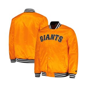 Men's Starter Orange San Francisco Giants Cross Bronx Fashion Satin Full-Snap Varsity Jacket - Orange