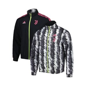 Men's adidas Black Juventus 2022/23 On-Field Team Logo Anthem Reversible Full-Zip Jacket - Black