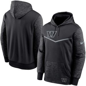 Nike Men's Nike Black Washington Commanders Rflctv Chevron Pullover Hoodie - Black