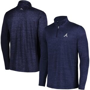 Tommy Bahama Men's Tommy Bahama Navy Atlanta Braves Delray IslandZone Half-Zip Top - Navy