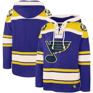 '47 Brand Men's '47 Brand Blue St. Louis Blues Superior Lacer Pullover Hoodie - Blue