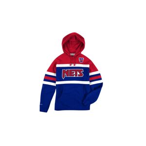 Mitchell & Ness New Jersey Nets Men's Head Coach Hoodie - Red