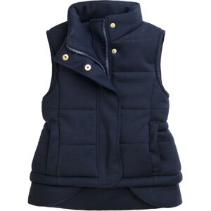 Imoga Collection Little Girls Freddie FW23 Navy Double Knit Vest - Navy