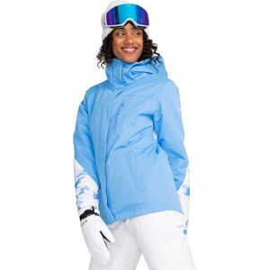 Roxy Juniors' Jetty Snow Jacket - Azure Blue Clouds