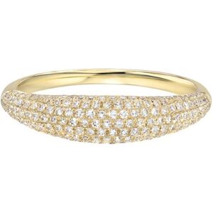 Zoe Lev Diamond Pave Dome Ring - Gold