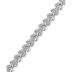 Macy's Diamond Link Bracelet (1/4 ct. t.w.) in Sterling Silver - Silver