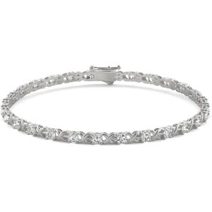 Charles & Colvard Moissanite Tennis Bracelet (2 3/4 ct. t.w. Diamond Equivalent) in 14k White Gold - White Gold