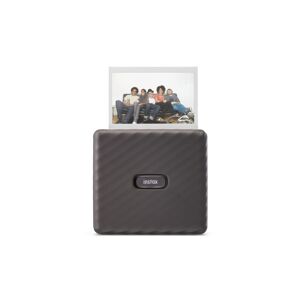 Fuji Instax Link Wide Instant Photo Printer (Mocha Gray) - Open Grey