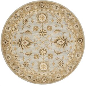 Safavieh Antiquity At856 Mist and Sage 6' x 6' Round Area Rug - Mist