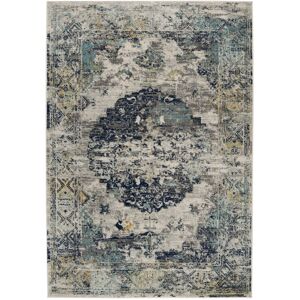 Safavieh Madison MAD158 Light Gray and Blue 6' x 9' Sisal Weave Area Rug - Light Gray