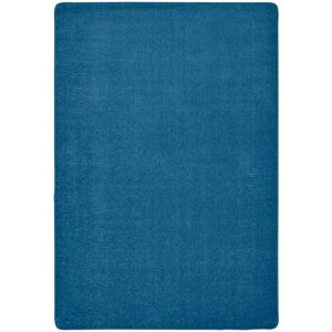 Carpets For Kids Mt. St. Helens Solid Carpet - 6' x 9' Rectangle - Marine Blue - Blue