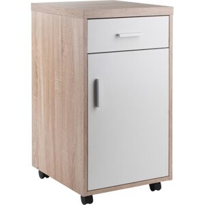 Winsome Kenner 1 Drawer Mobile Storage Cabinet - Natural