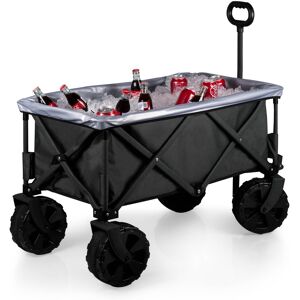 Oniva by Picnic Time Black Adventure Wagon Elite All-Terrain Portable Utility Wagon - Grey