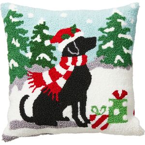 Glitzhomeooked Christmas Dog Pillow - Multi