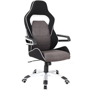 Rta Products Techni Mobili Ergonomic Racing Style Home Office Chair - Grey