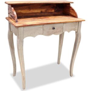 Vidaxl Writing Desk Solid Reclaimed Wood 31.5