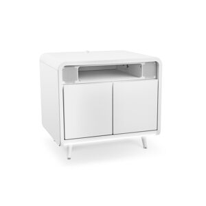 Sobro Smart Storage Side Table with Cooling Drawer - White