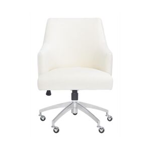 Safavieh Kaisley Puckered Office Chair - Cream