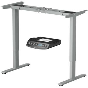 Slickblue Electric Adjustable Standing up Desk Frame Dual Motor with Controller - Grey