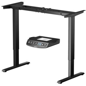 Slickblue Electric Adjustable Standing up Desk Frame Dual Motor with Controller - Black