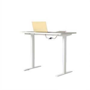 Slickblue Electric Adjustable Standing up Desk Frame Dual Motor with Controller - White