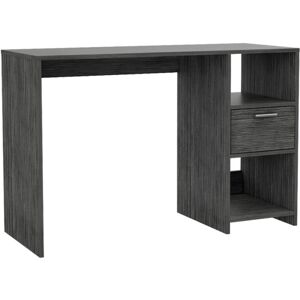 Simplie Fun Covington 2-Shelf 1-Drawer Writing Desk Smokey Oak - Brown