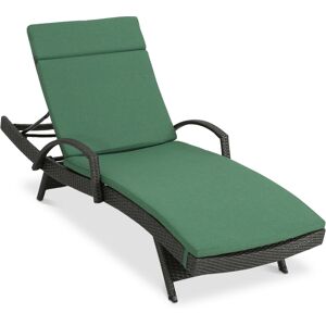 Noble House Baja Outdoor Chaise Lounge - Green