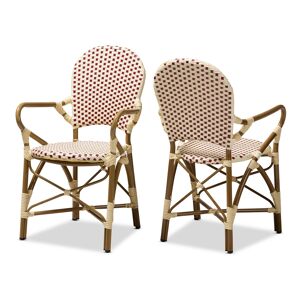 Furniture Seva Dining Chairs, Set of 2 - Red