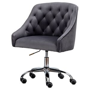 Best Master Furniture Swivel Task Chair with Base - Dark Gray