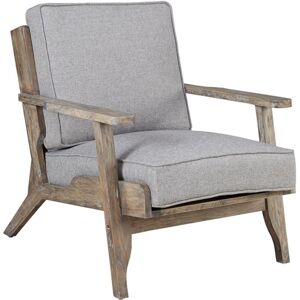 Simplie Fun Malibu Accent Chair - Grey