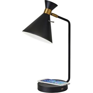 Adesso Maxine Wireless Charging Desk Lamp - Black