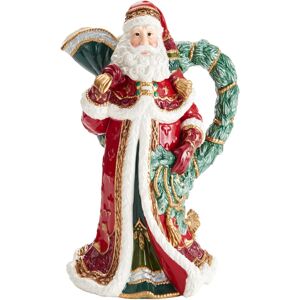 Fitz and Floyd Noel Holiday Santa Pitcher, 12.5-in - Red