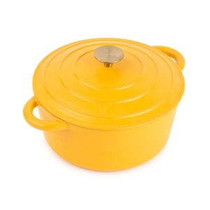Girl Meets Farm by Molly Yeh 5-Qt. Cast Iron Dutch Oven - Yellow