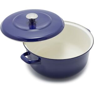 Merten & Storck Enameled Iron 5.3-Quart 1873 Dutch Oven - Cobalt Blue