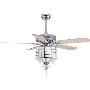 Safavieh Fint Ceiling Light Fan - Chrome