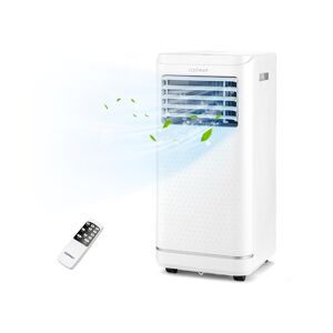 Costway 10000 Btu Portable Air Conditioner with Dehumidifier & Fan Mode, up to 350 Sq.Ft - White