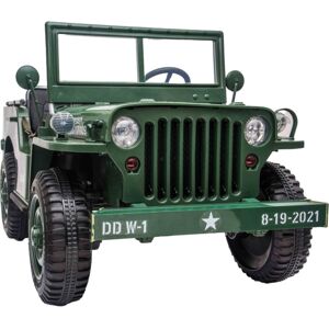 Freddo 24V Willy Jeep 3-Seater Ride on - Green