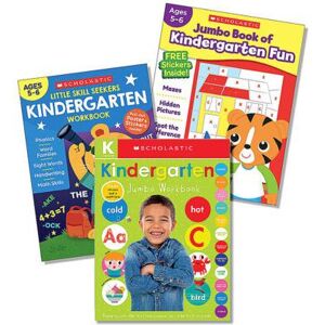 Scholastic Kindergarten Jumbo Workbook Value Pack