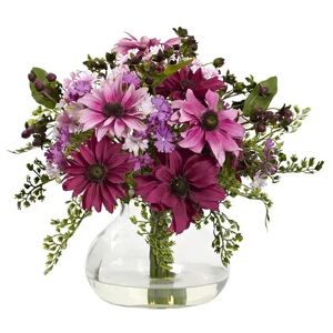 nearly natural Mixed Daisy Floral Arrangement, Pink