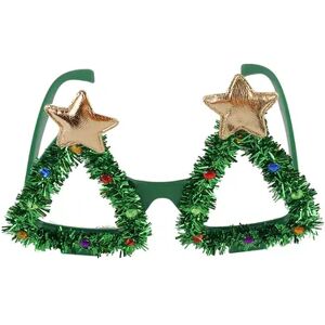 Table Fun Christmas Tree Glasses, Green