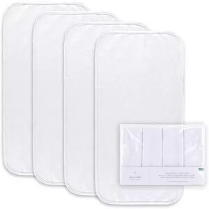 The Peanutshell 4-Pack Changing Pad WP Liners, White, Large
