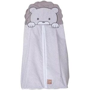 Trend Lab Safari Chevron Lion Diaper Stacker, Grey