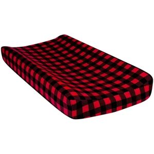 Trend Lab Buffalo Check Deluxe Flannel Changing Pad Cover, Multicolor