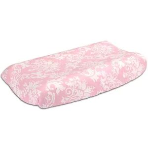 The Peanutshell The Peanut Shell Damask Delight Changing Pad Cover, Pink