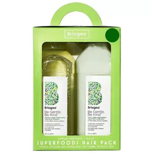 Briogeo Superfoods Apple, Matcha + Kale Replenishing Shampoo + Conditioner Duo, Multicolor