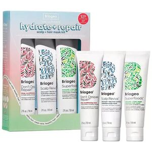 Briogeo The Ultimate Hydrate + Repair Hair + Scalp Mask Kit, Size: Set, Multicolor