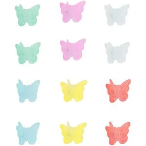 SO Acrylic Butterfly Clip Set, Multicolor