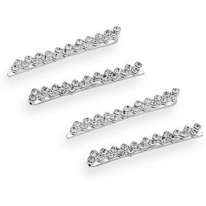 Crystal Allure 4-Pc. Bobby Pin Set, White