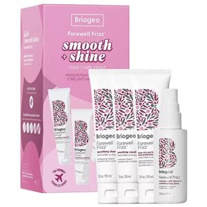 Briogeo Farewell Frizz Smooth + Shine Hair Care Travel Kit for Frizz Control + Heat Protection, Multicolor